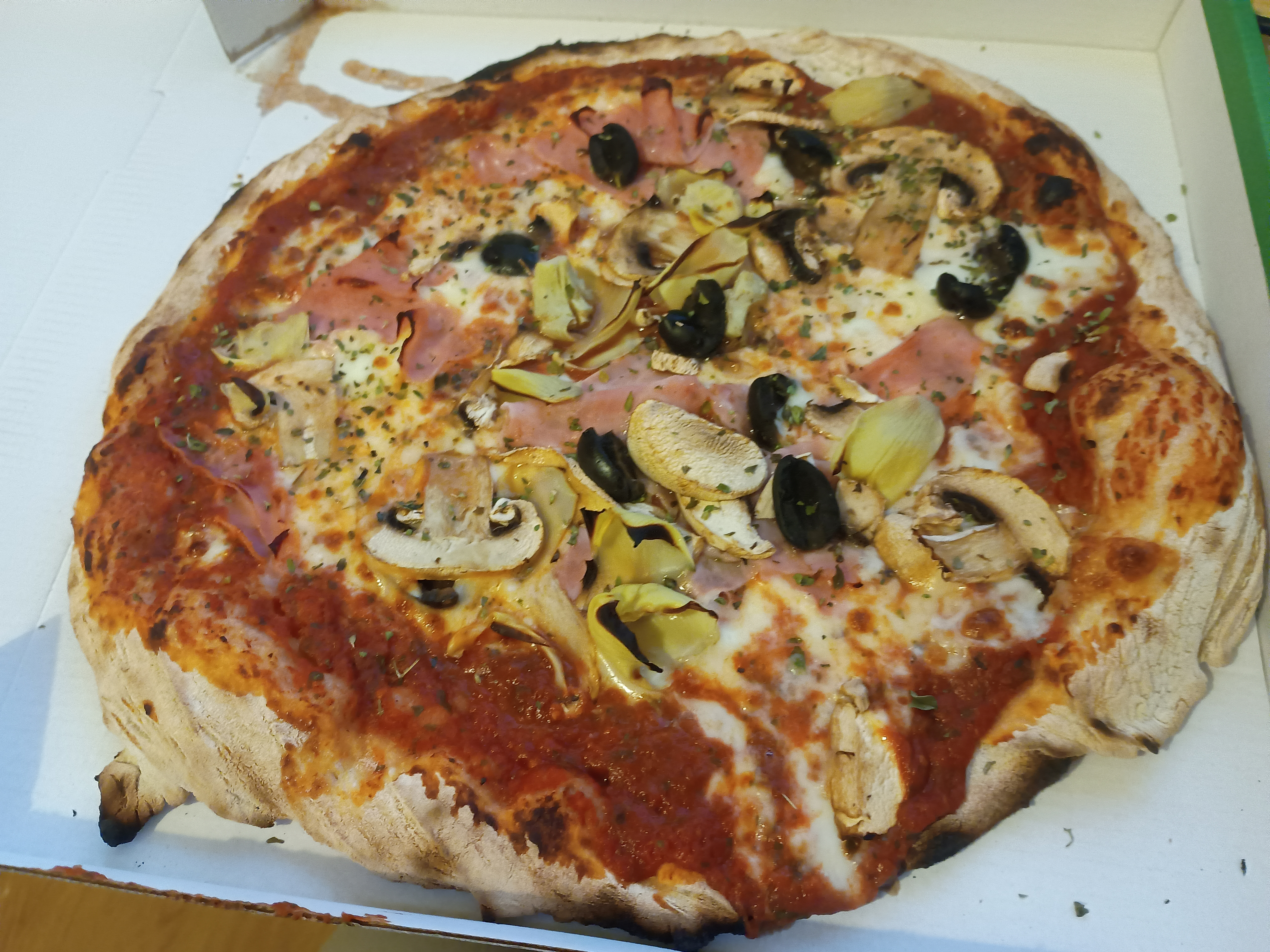 Pizza quattro estagioni from Pizza al Trancio