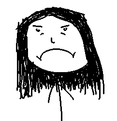 Image showing a stickman version of Nikki from Obsession.